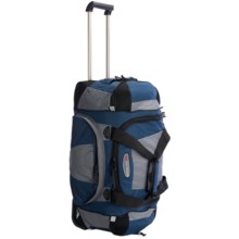 High Sierra A.T. Gear Duffel Bag - 26”, Wheeled in Dark Denim/Steel/Black - Closeouts