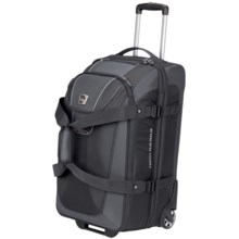 High Sierra ATGO Wheeled Duffel Bag - 32”, Expandable in Go Grey/Dark Tungsten/Black - Closeouts