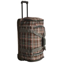High Sierra Snow Sport Cargo Duffel Bag - Wheeled, 28” in Mountain Plaid/Espresso - Closeouts