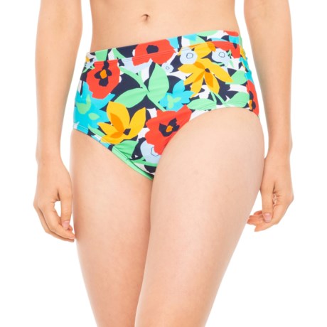 Speedo High-Waist Bikini Bottoms - UPF 50+ (For Women) - IBIZA BLUE (XS )