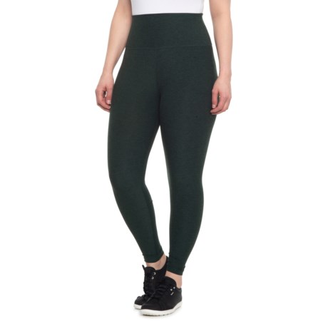 Beyond Yoga High-Waisted Midi Leggings (For Women) - FOREST GREEN - PINE (XL )