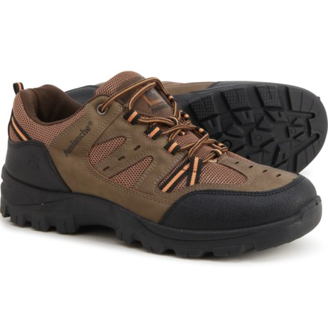 Avalanche Hiking Shoes (For Men) - TAUPE/BLACK/ORANGE (9 )