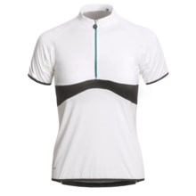 Hincapie George Signature Cycling Jersey - Short Sleeve (For Women) in White - Closeouts