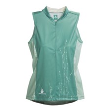 Hincapie Nature Cycling Jersey - UPF 30+, Half-Zip, Sleeveless (For Women) in Topaz - Closeouts