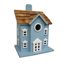 Home Bazaar Hamlet Birdhouse in Blue - Closeouts