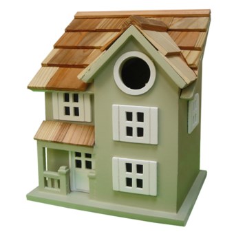 Home Bazaar Townhouse Birdhouse in Green