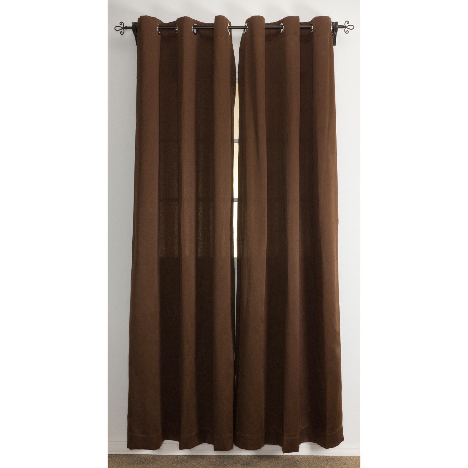 chocolate curtains