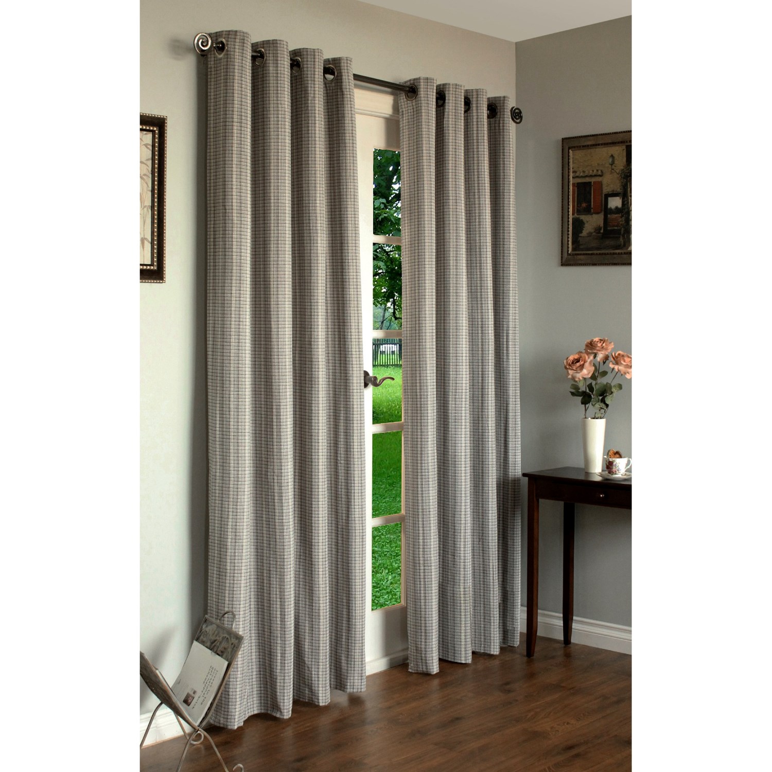 Home Studio Livingston Curtains 84", GrommetTop Save 80