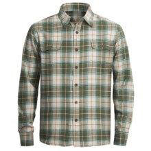 Honolua Maoli Twill Flannel Shirt - Long Sleeve (For Men) in Pine - Closeouts