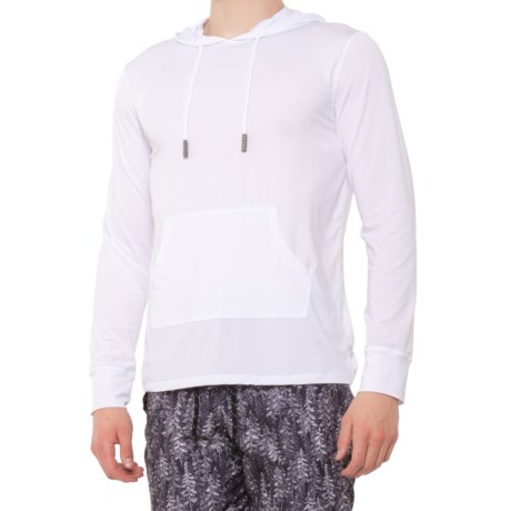 Ingear Hooded Swim T-Shirt - UPF 50, Long Sleeve (For Men) - WHITE (S )