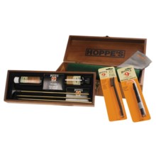 Hoppe’s Bench Rest Premium Gun Cleaning Kit - Wooden Box in See Photo - Closeouts