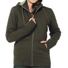 Horny Toad Hophip Hoodie Sweatshirt - Fleece Lining, Zip Front (For Women) in Charcoal - Closeouts