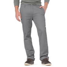Horny Toad Kickstand Chino Pants - Organic Cotton Twill, Flat Front (For Men) in Smoke - Closeouts