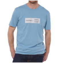 Horny Toad New Math Footprint T-Shirt - Organic Cotton, Short Sleeve (For Men) in Adriatic - Closeouts
