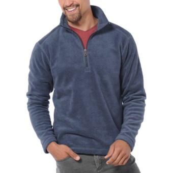 Horny Toad Quarterflash Pullover Shirt - Fleece, Long Sleeve (For Men) in Deep Blue