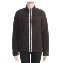 Horny Toad Saturday Jacket - Euroshag Fleece (For Women) in Licorice - Closeouts