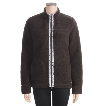 Horny Toad Saturday Jacket - Euroshag Fleece (For Women) in Licorice