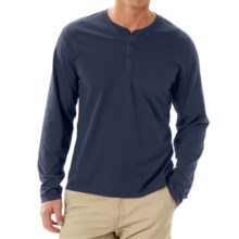 Horny Toad Smooth Henley Shirt - Butterknit, Long Sleeve (For Men) in Midnight - Closeouts