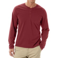 Horny Toad Smooth Henley Shirt - Butterknit, Long Sleeve (For Men) in Red Potato - Closeouts