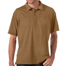 Horny Toad Smooth Polo Shirt - Short Sleeve (For Men) in Honey Brown - Closeouts