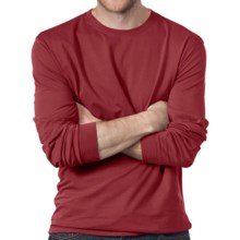 Horny Toad Smooth T-Shirt - Organic Cotton, Crew Neck, Long Sleeve (For Men) in Red Potato - Closeouts