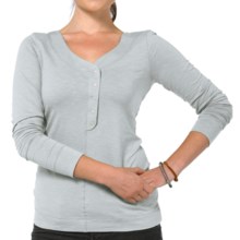 Horny Toad Sonja Henley Shirt - Organic Cotton, Long Sleeve (For Women) in Quarry - Closeouts