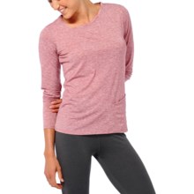 Horny Toad Swifty Pocket T-Shirt - Recycled Materials, Long Sleeve (For Women) in Red Potato Heather - Closeouts