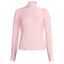 Hot Chillys Micro-Elite Brushed Base Layer Mock Turtleneck - Long Sleeve (For Women) in Pink - Closeouts