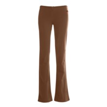 Hot Chillys Micro-Elite Brushed Pants with Zipper - Bootcut (For Women) in Java - Closeouts