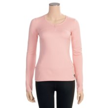 Hot Chillys Micro-Elite Brushed Sweetness Base Layer Top - Zip Neck, Long Sleeve (For Women) in Cameo - Closeouts