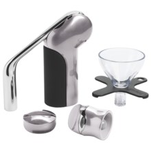 Houdini Vertical Rabbit Corkscrew Gift Set - 5-Piece in Silver - Closeouts