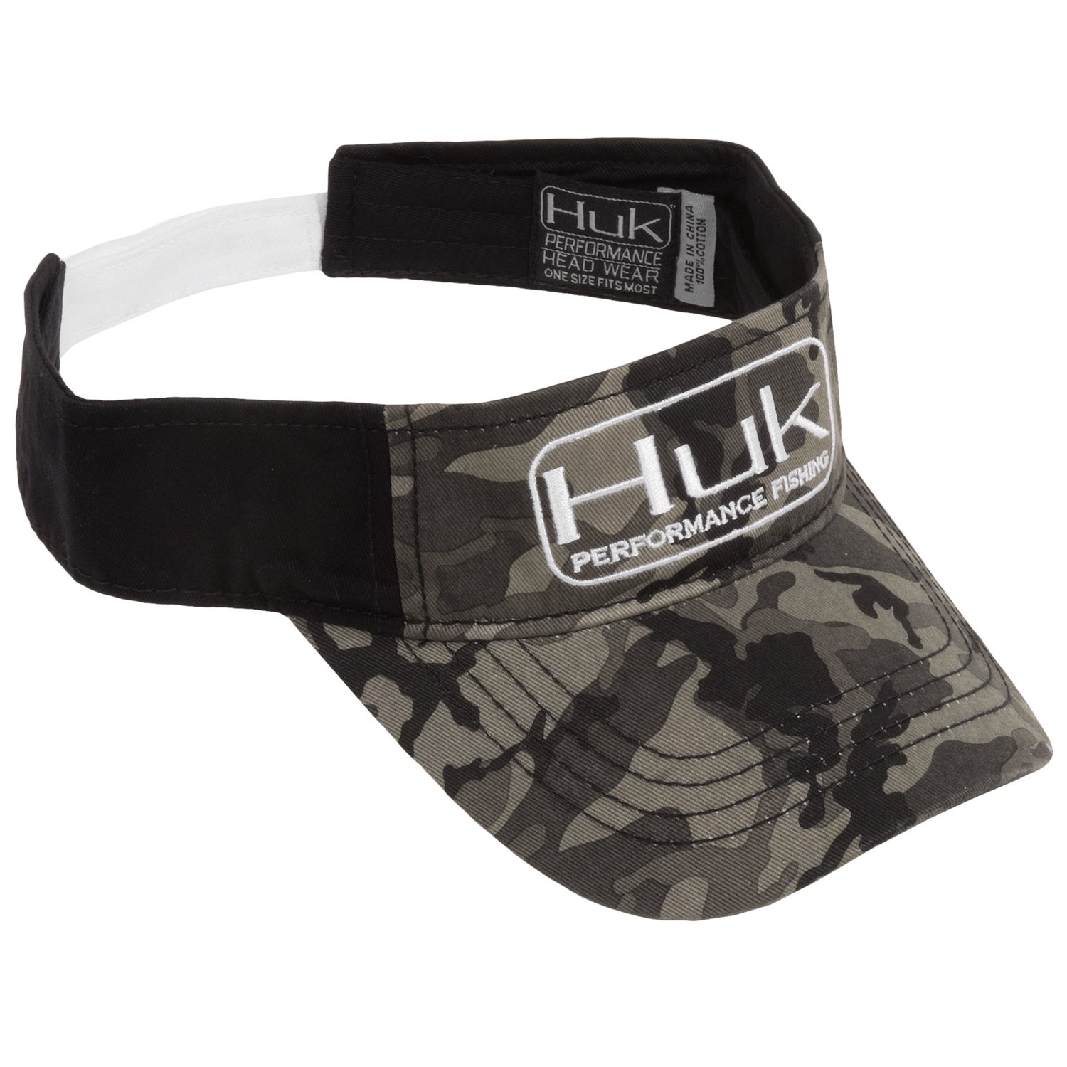 Huk Logo Camo Visor (For Men) Save 50