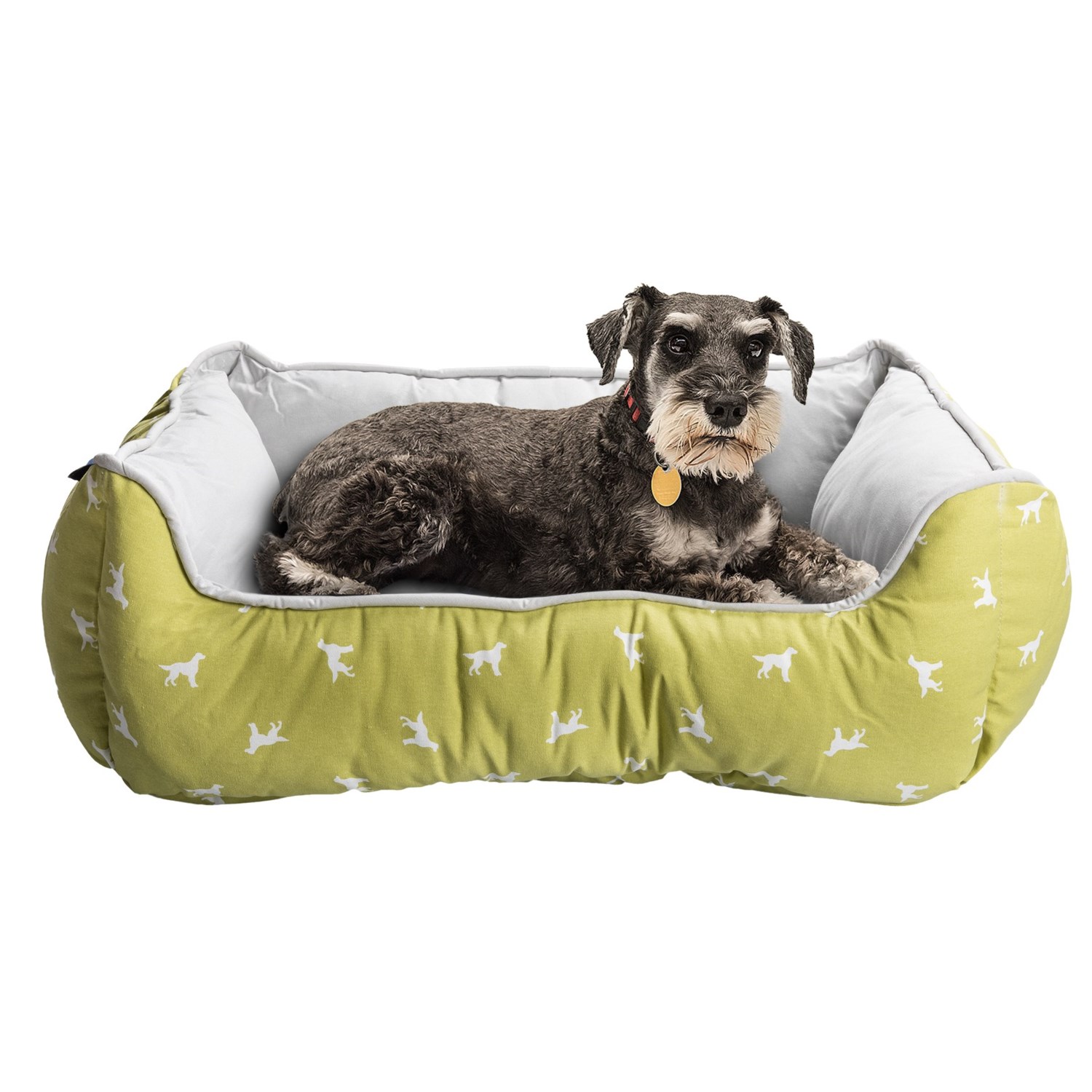 Humane Society Dog Pattern Lounger Dog Bed 28x22” Save 53