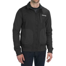 Hurley Altitude Track Fleece Jacket (For Men) in Black - Closeouts