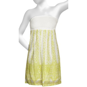 Hurley Big Ben Woven Dress - Strapless (For Women) in Stonewash