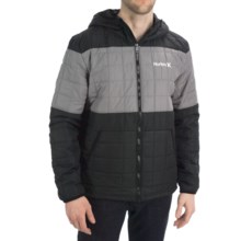 Hurley Edge Jacket - Insulated (For Men) in Black - Closeouts