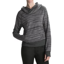 Hurley Getaway Striped Hoodie (For Women) in Black - Closeouts
