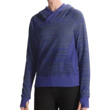 Hurley Getaway Striped Hoodie (For Women) in Kensington Blue - Closeouts