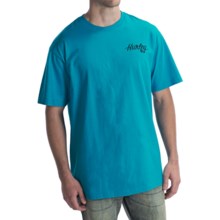 Hurley Go Surf Charlie T-Shirt - Short Sleeve (For Men) in Cyan - Closeouts