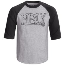 Hurley Hell Week T-Shirt - Long Sleeve (For Men) in Heather Grey - Closeouts