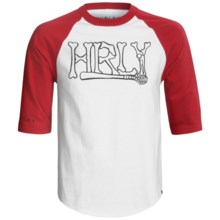 Hurley Hell Week T-Shirt - Long Sleeve (For Men) in White Red - Closeouts