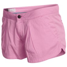 Hurley Lowrider Sunkissed Walkshorts - Cotton Twill (For Women) in Peony Pink - Closeouts
