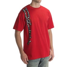 Hurley Marquee T-Shirt - Short Sleeve (For Men) in Red - Closeouts