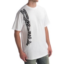 Hurley Marquee T-Shirt - Short Sleeve (For Men) in White - Closeouts