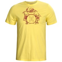 Hurley Rick Griffin Murphy Drums T-Shirt - Short Sleeve (For Men) in Glow Yellow - Closeouts