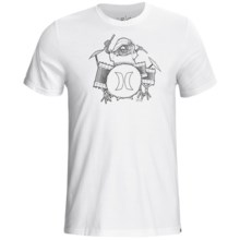 Hurley Rick Griffin Murphy Drums T-Shirt - Short Sleeve (For Men) in White - Closeouts