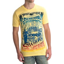 Hurley Rick Griffin Psychedelic Tri-Blend T-Shirt - Short Sleeve (For Men) in Heather Satyel - Closeouts