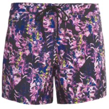 Hurley Saltwater Boardshorts - Recycled Polyester (For Women) in Black - Closeouts