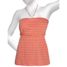 Hurley Scuttle Halter Camisole - Cotton-Modal Knit (For Women) in Conch Orange - Closeouts