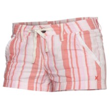 Hurley Slam Dunk Walk Shorts (For Women) in Conch Orange - Closeouts